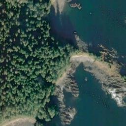 Satellite imagery of Kamenoi Point, US