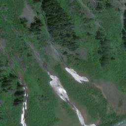 Satellite imagery of Saddle Mountain, CA