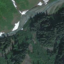 Satellite imagery of Saddle Mountain, CA