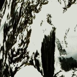 Satellite imagery of Devils Thumb, CA
