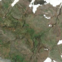 Satellite imagery of Mount Rognaas, CA