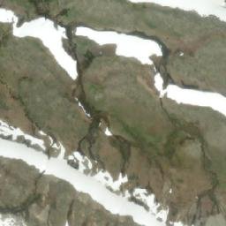 Satellite imagery of Mount Rognaas, CA