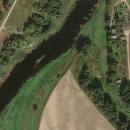 Satellite imagery of Melnā Kolka, LV