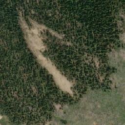 Satellite imagery of Mount Isola, CA