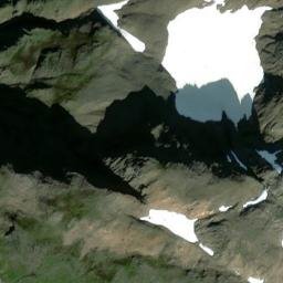 Satellite imagery of Glacier Mountain, CA