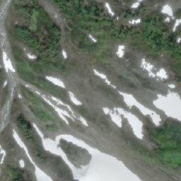 Satellite imagery of Mount Raven, CA