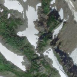 Satellite imagery of Mount Raven, CA