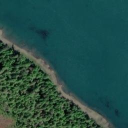 Satellite imagery of No Thorofare Point, US