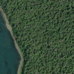 Satellite imagery of No Thorofare Point, US