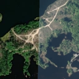 Satellite imagery of Kraukļa Klints, LV