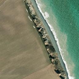 Satellite imagery of Gjerrild Klint, DK