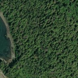 Satellite imagery of Point Alexander, US