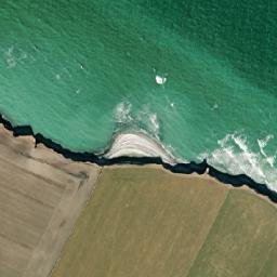 Satellite imagery of Karlby Klint, DK