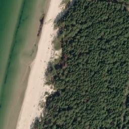 Satellite imagery of Bernātu rags, LV