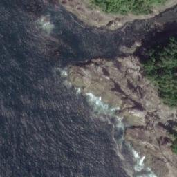 Satellite imagery of Redfish Cape, US