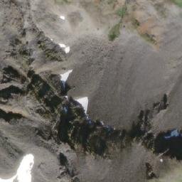 Satellite imagery of Mount Carruthers, CA