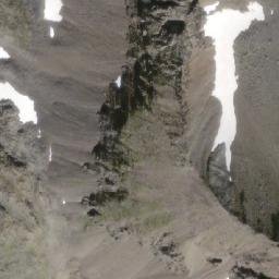 Satellite imagery of Mount Carruthers, CA