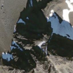 Satellite imagery of Mount Carruthers, CA