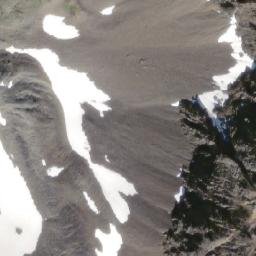 Satellite imagery of Mount Carruthers, CA