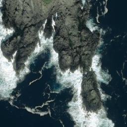 Satellite imagery of Cape Ommaney, US