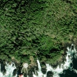 Satellite imagery of Cape Decision, US