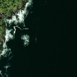 Satellite imagery of Cape Decision, US