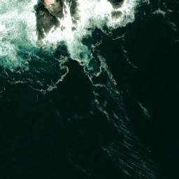 Satellite imagery of Cape Decision, US