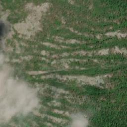 Satellite imagery of Mount McAllister, CA