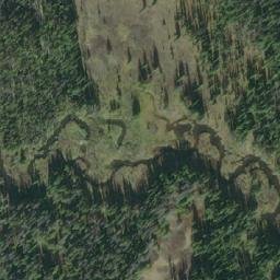 Satellite imagery of Hogem Ranges, CA