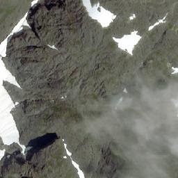Satellite imagery of Kshwan Mountain, CA