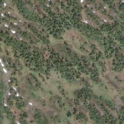Satellite imagery of Kinskuch Peak, CA