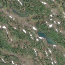Satellite imagery of Kinskuch Peak, CA