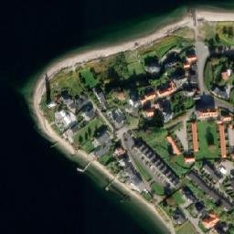 Satellite imagery of Strib Odde, DK