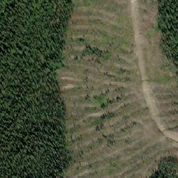 Satellite imagery of Highhat Mountain, CA