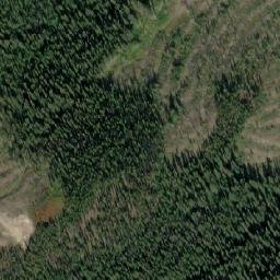 Satellite imagery of Highhat Mountain, CA