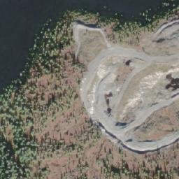 Satellite imagery of Widdzech Mountain, CA