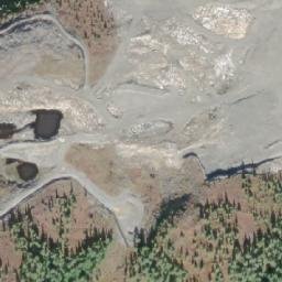 Satellite imagery of Widdzech Mountain, CA