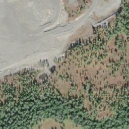 Satellite imagery of Widdzech Mountain, CA