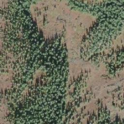 Satellite imagery of Widdzech Mountain, CA