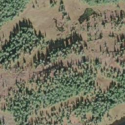 Satellite imagery of Widdzech Mountain, CA