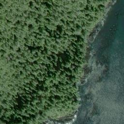 Satellite imagery of Point Capones, US