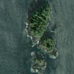 Satellite imagery of Point Capones, US