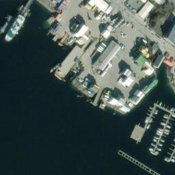 Satellite imagery of Charcoal Point (historical), US