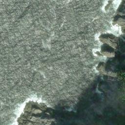 Satellite imagery of Cape Chirikof, US