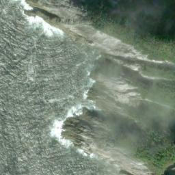 Satellite imagery of Cape Chirikof, US