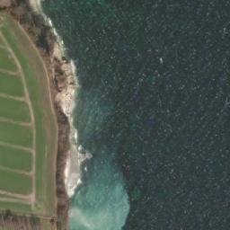 Satellite imagery of Stevns Klint, DK