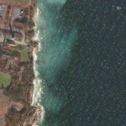 Satellite imagery of Stevns Klint, DK
