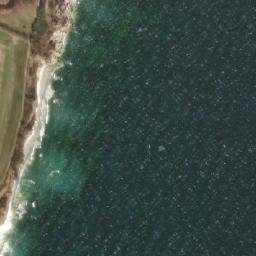 Satellite imagery of Stevns Klint, DK