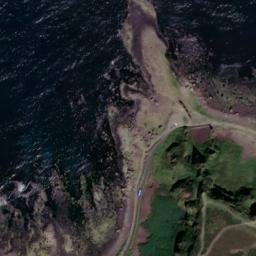 Satellite imagery of Giant's Causeway, GB