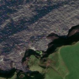 Satellite imagery of Dunluce Castle, GB
